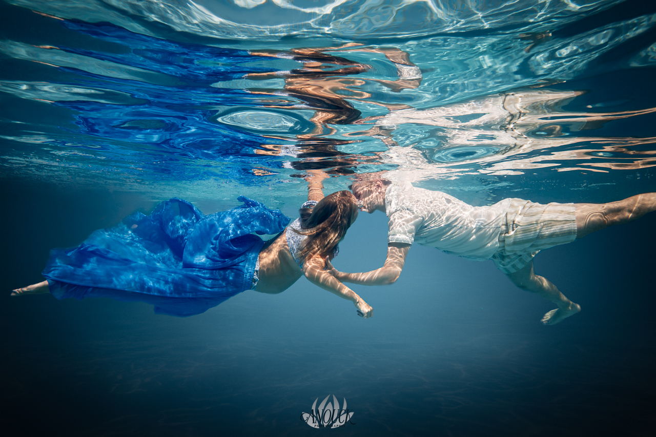 Shoot aquatique grossesse en Suisse Romande