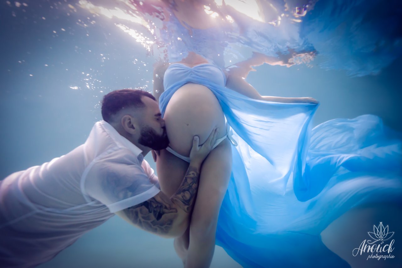 Séance de photographie aquatique réalisée en Suisse Romande