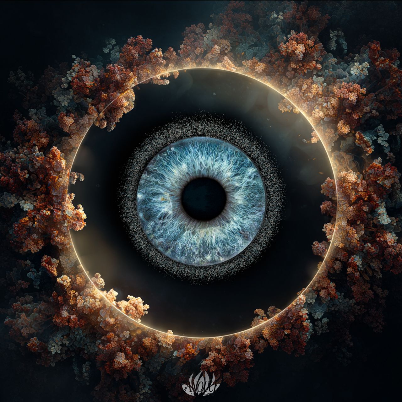 Photographie d’iris artistique réalisée à Neuchâtel